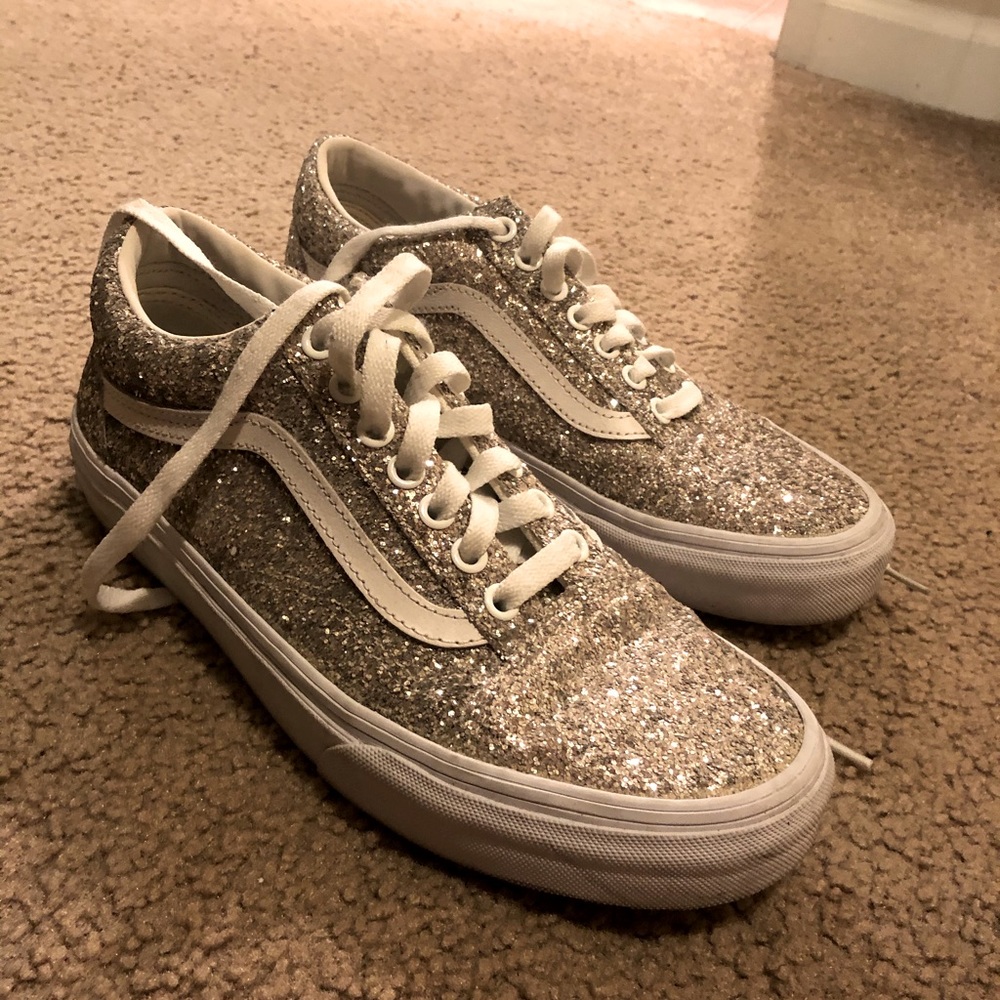 Sparkle vans size 8